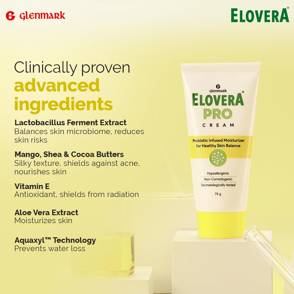 Elovera Pro Moisturizer Cream 75Gm Pack Of 2