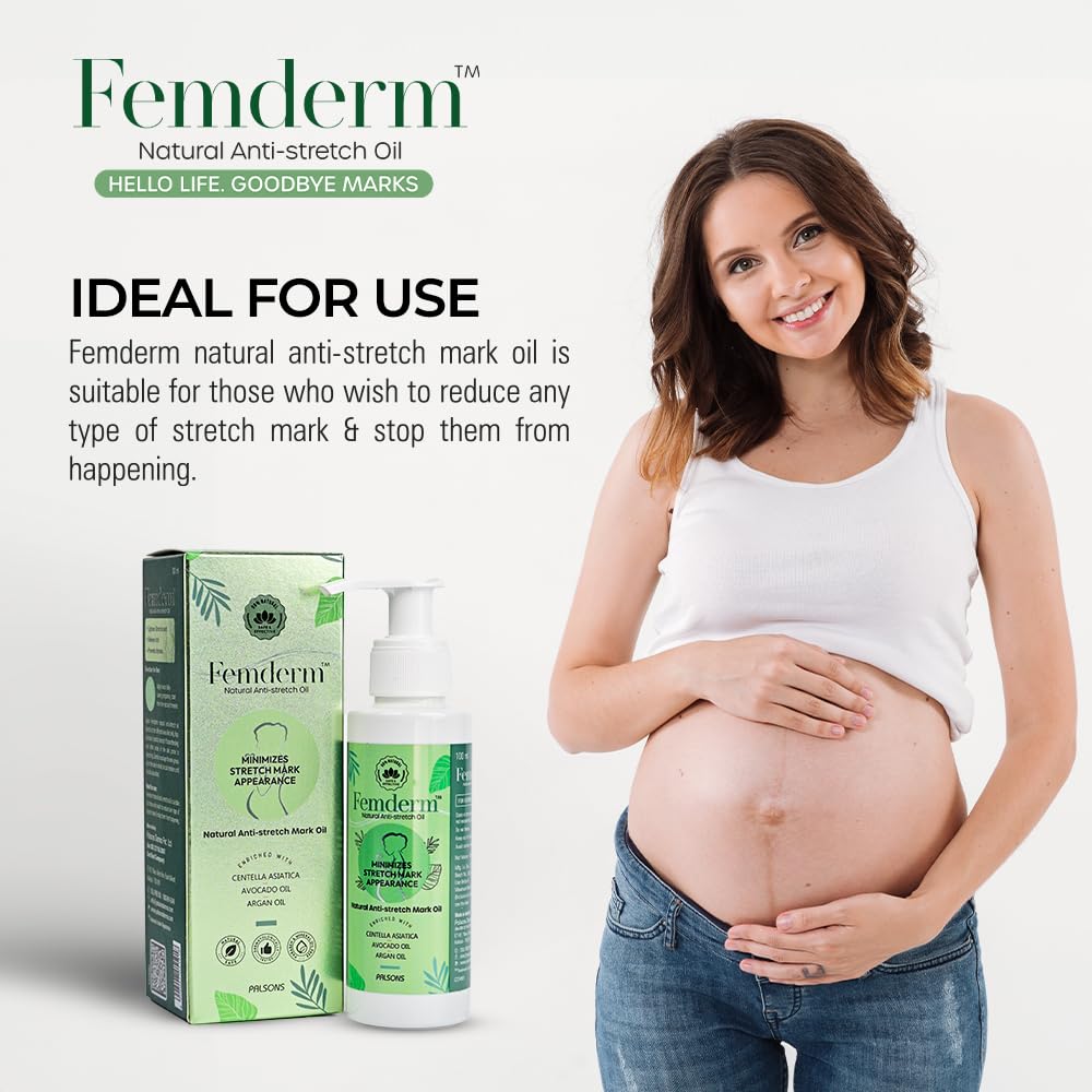 Femderm Natural Anti-Stretch Oil 100Ml
