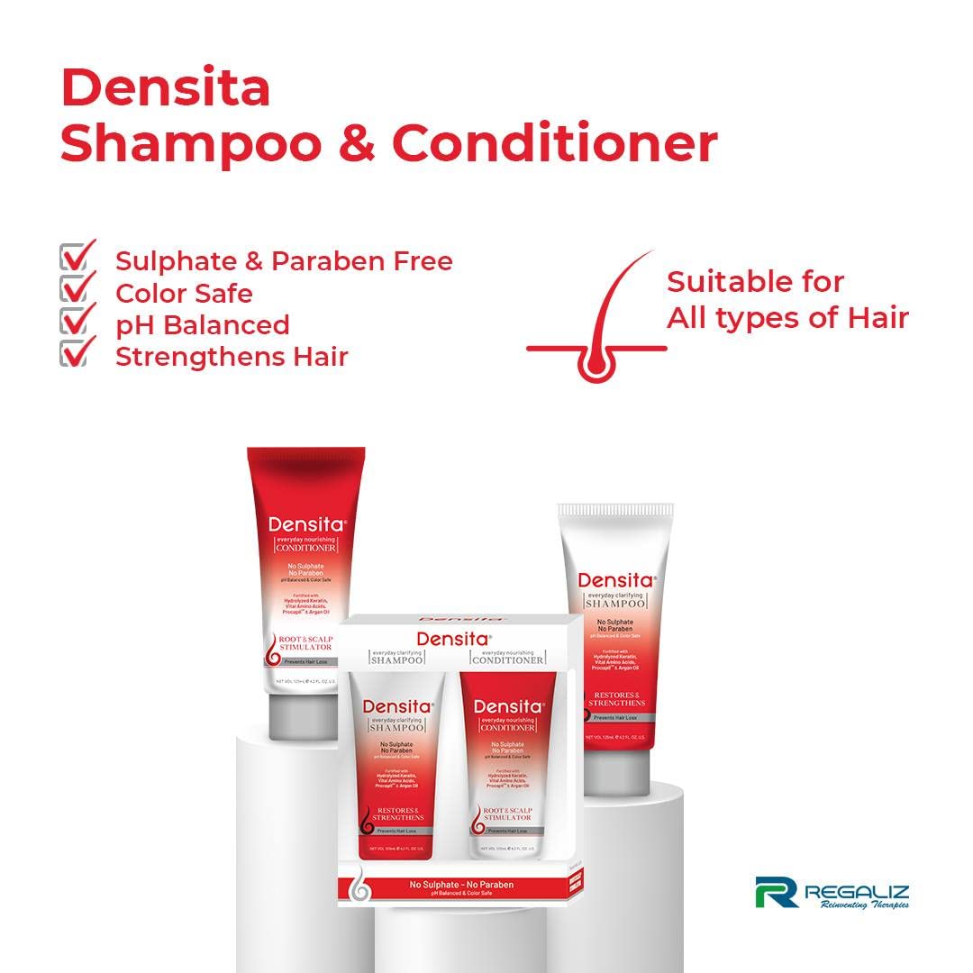 Densita Everyday Clarifying Shampoo & Everyday Nourishing Conditioner (Combo Pack)