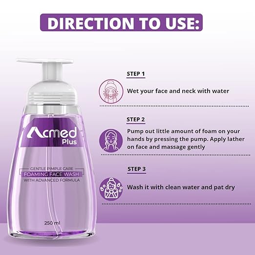 Acmed Plus Foaming Face Wash 250ml