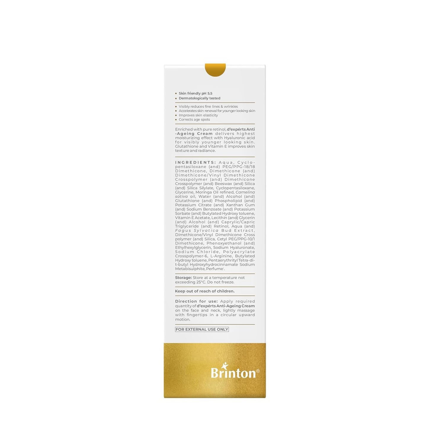 Brinton D'experts Anti-Ageing Cream 30g