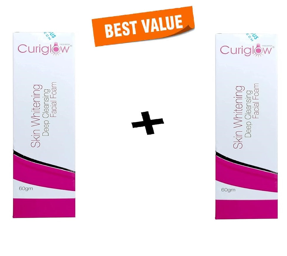 Curiglow Face Wash 60Gm Pack Of 2 2 x 60 gm