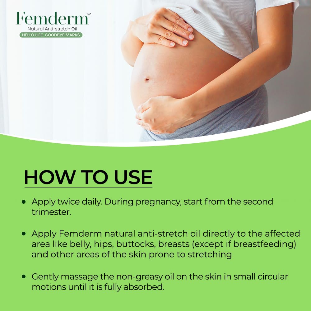 Femderm Natural Anti-Stretch Oil 100Ml