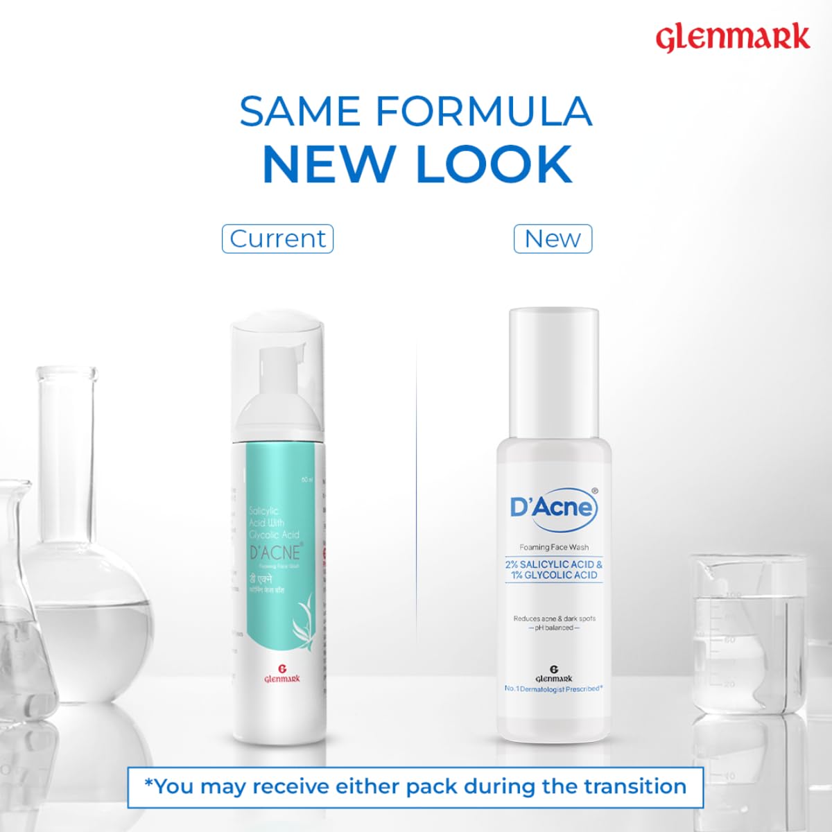 D Acne Foaming Face Wash 60Ml