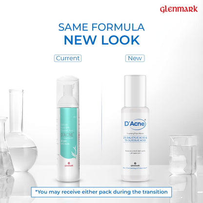 D Acne Foaming Face Wash 60Ml
