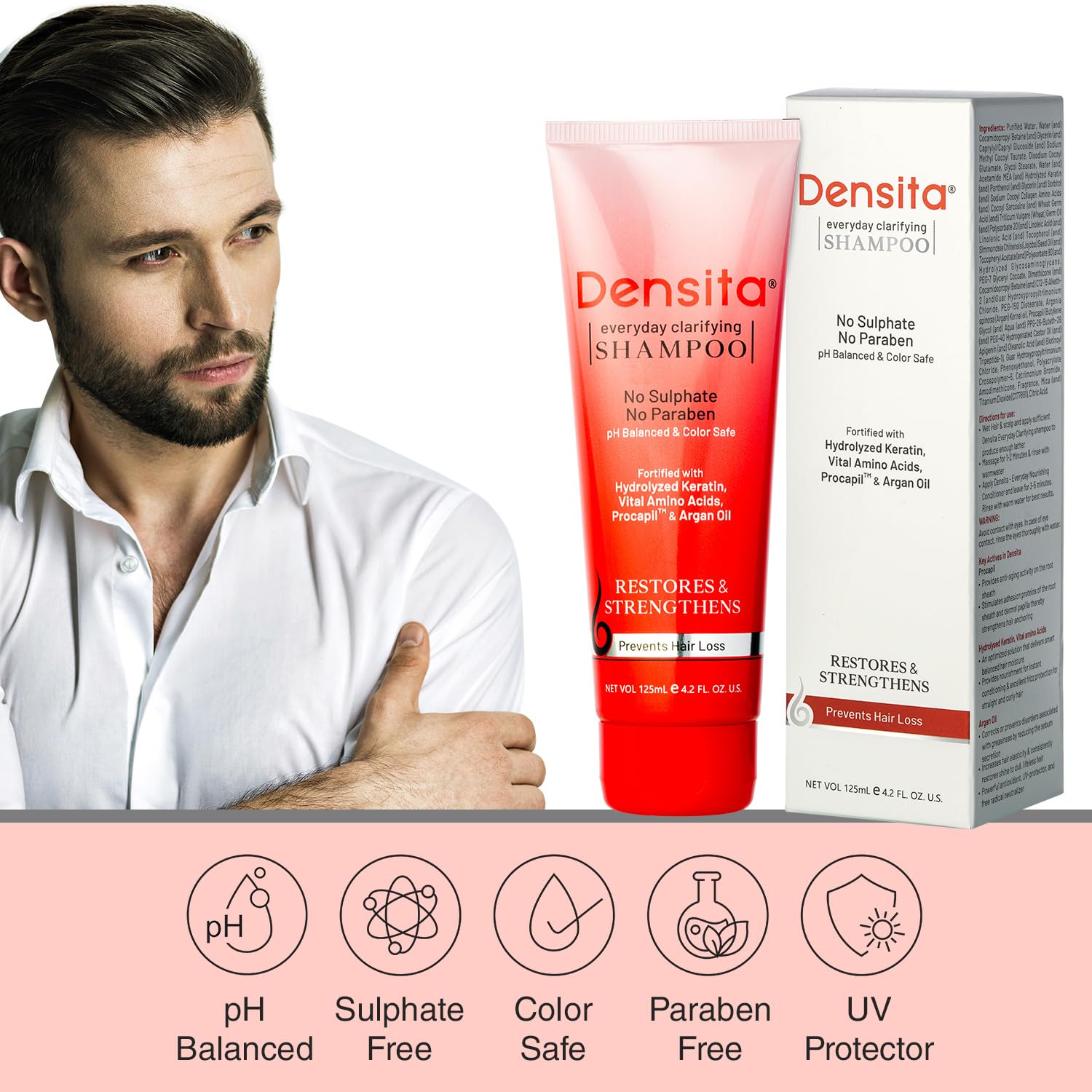 Densita Everyday Clarifying Shampoo 150Ml Pack Of 2