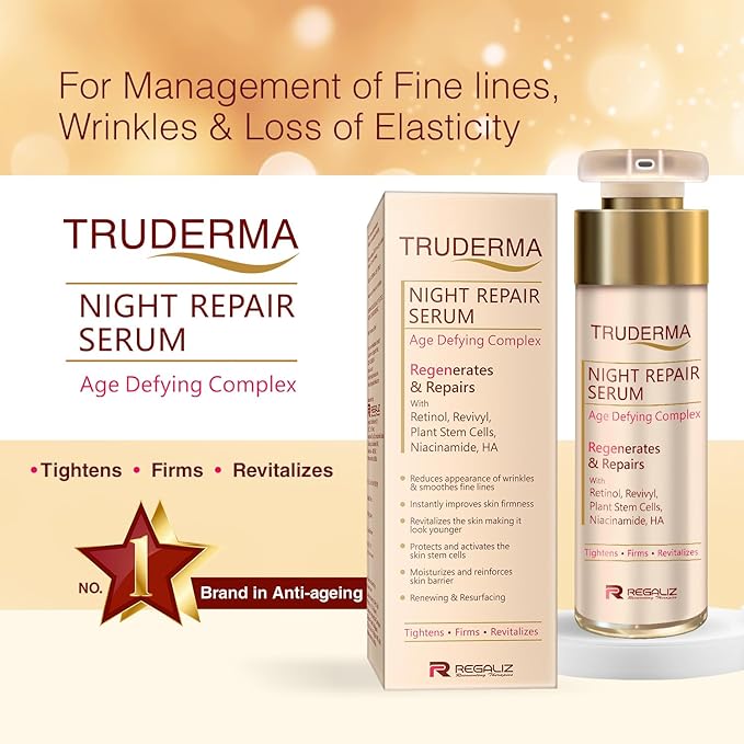 Regaliz Truderma Night Repair Serum,30ml