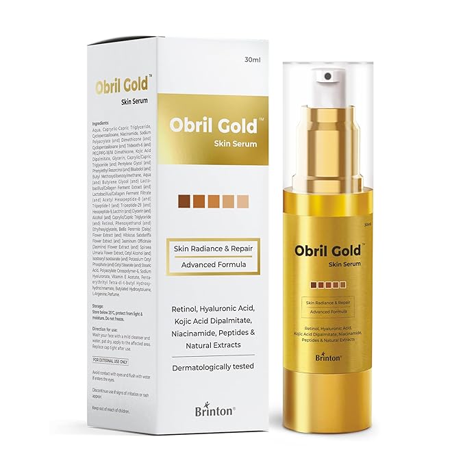 Brinton Obril Gold Skin serum, All Skin Types, Men and Women 30ml