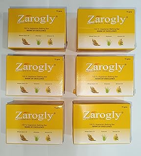 zarogly transparent soap (Pack Of 6x75GM)