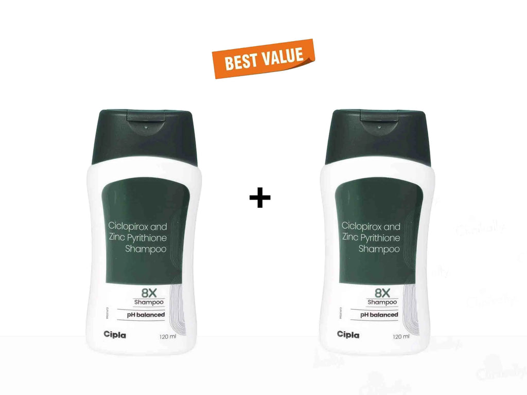 8X Shampoo 120Ml (Pack Of 2)