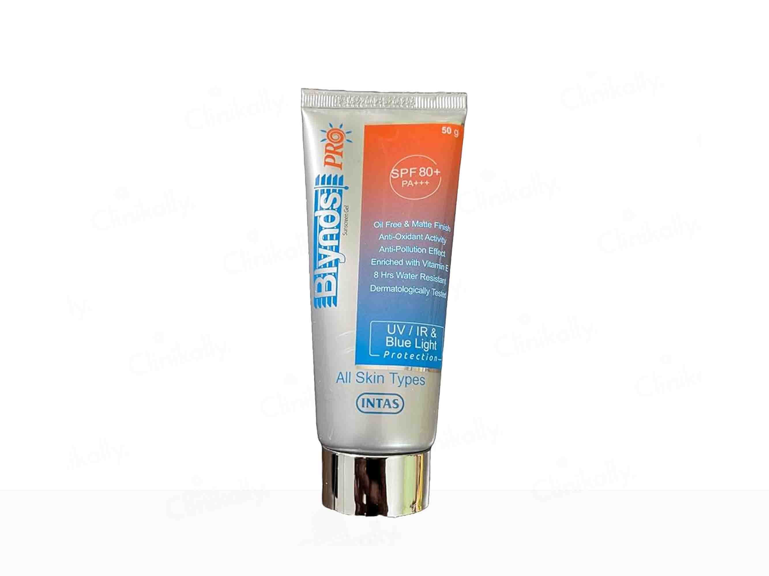 Blynds Pro Sunscreen Gel SPF 80+ PA+++ 50Gm