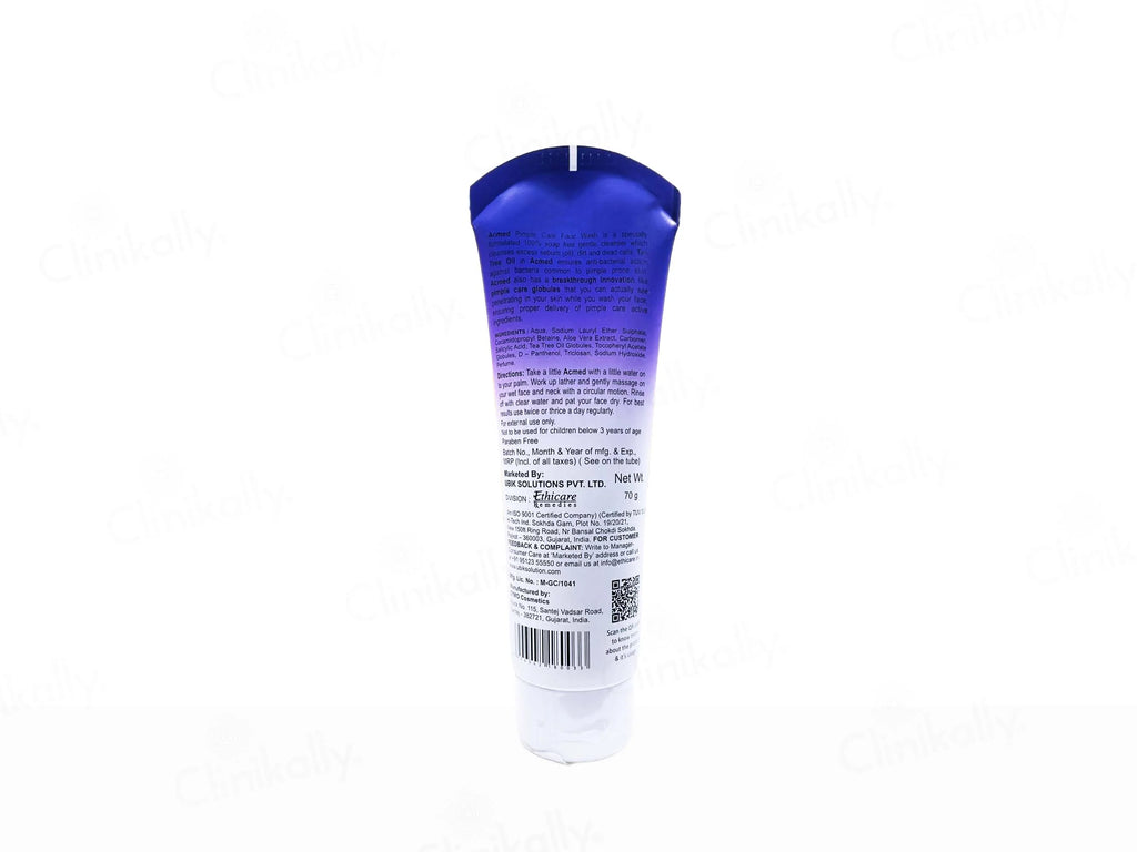 Acmed Gentle Pimple Care Face Wash 70Gm (Pack Of 3)