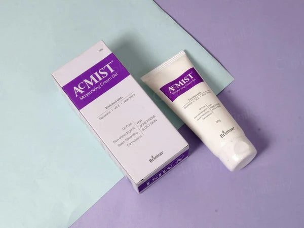 Acmist Moisturizing Cream Gel 50Gm (Pack Of 2)