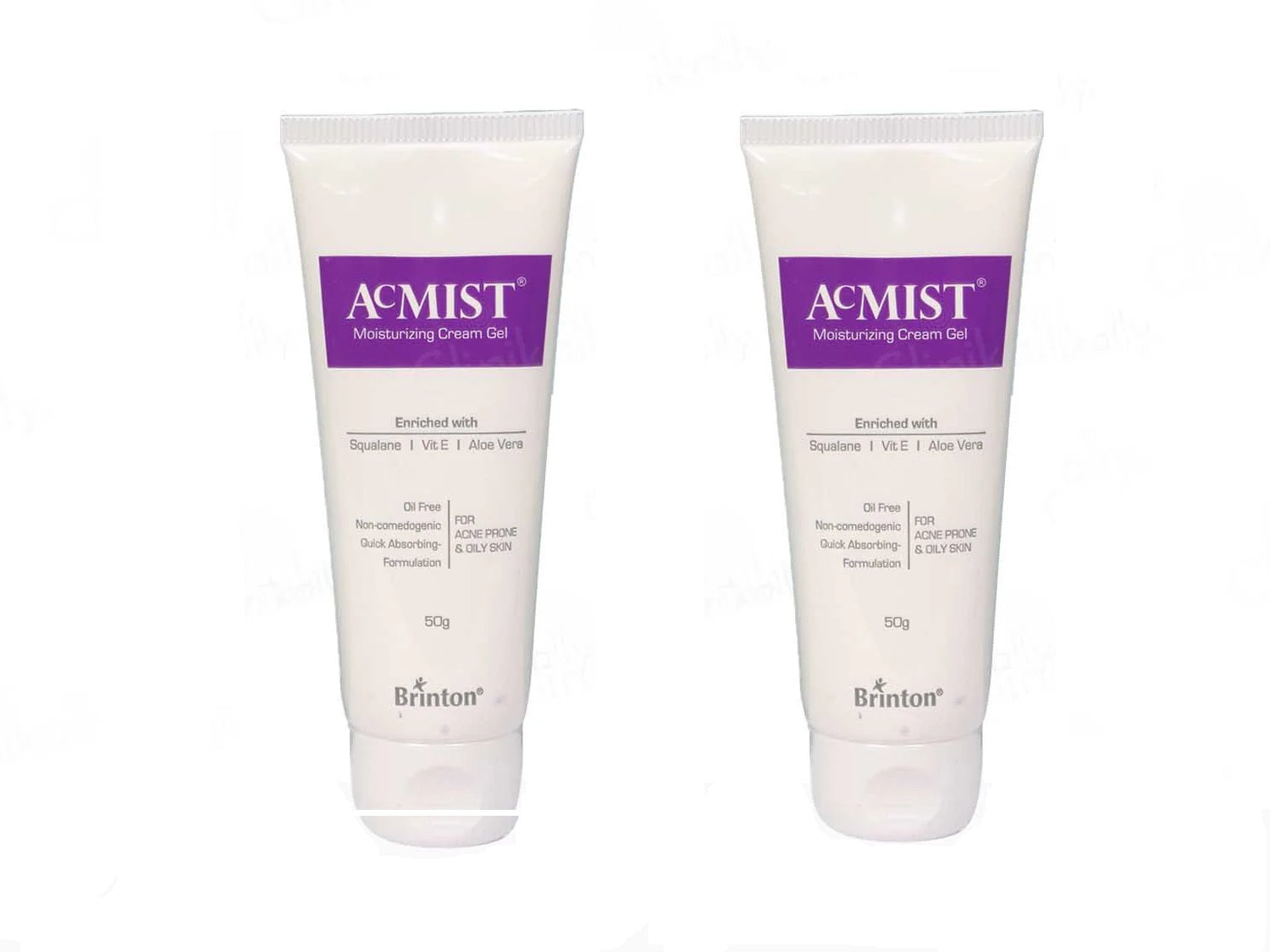Acmist Moisturizing Cream Gel 50Gm (Pack Of 2)
