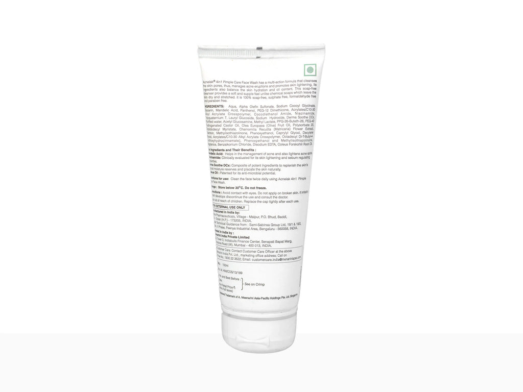 Menarini Acnelak 4 in 1 Pimple Care Face Wash