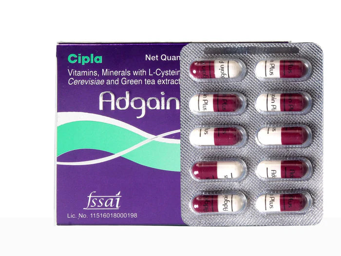 Cipla Adgain Plus Healthy Hair Capsule (Pack Of 3)