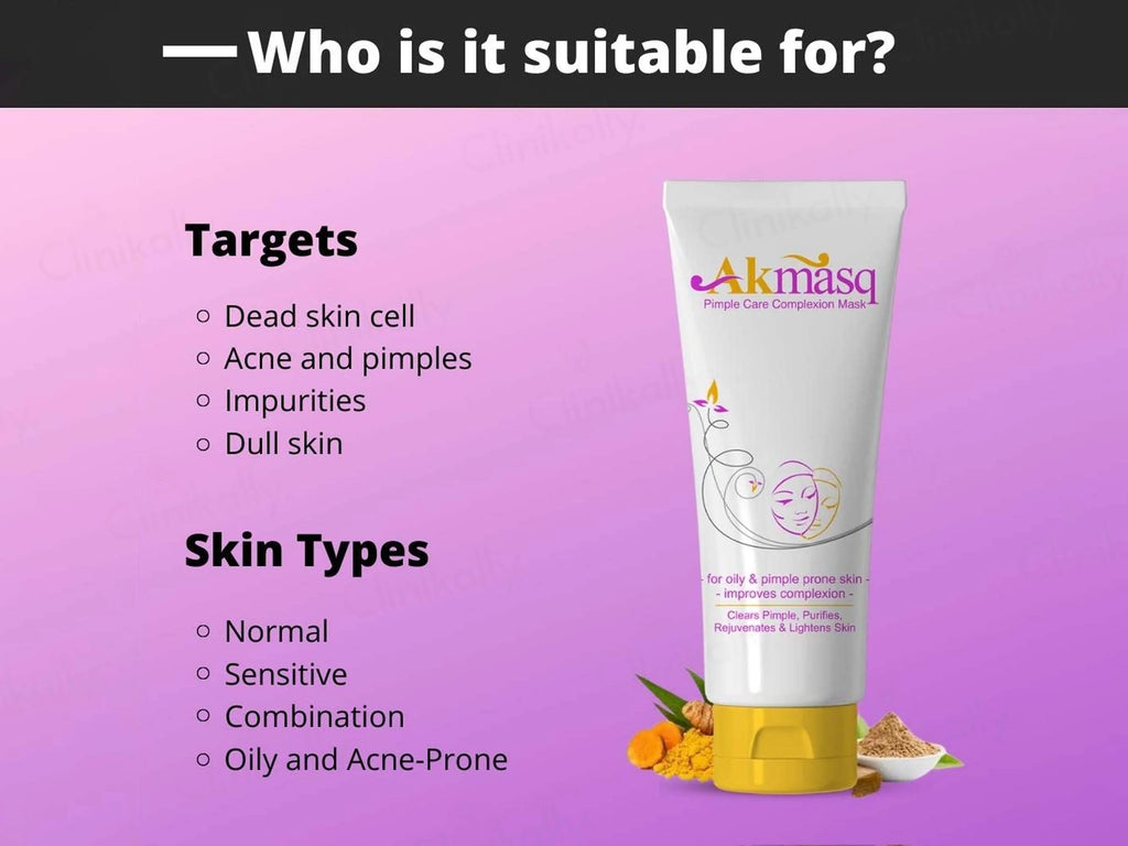 Akmasq Pimple Care Complexion Mask Pack Of 2