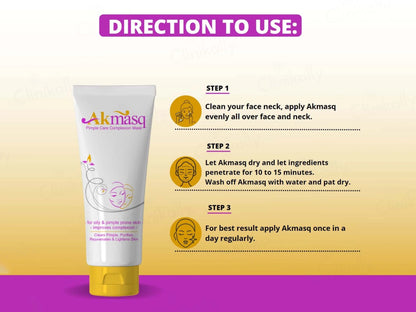 Akmasq Pimple Care Complexion Mask 75Gm (Pack Of 2)