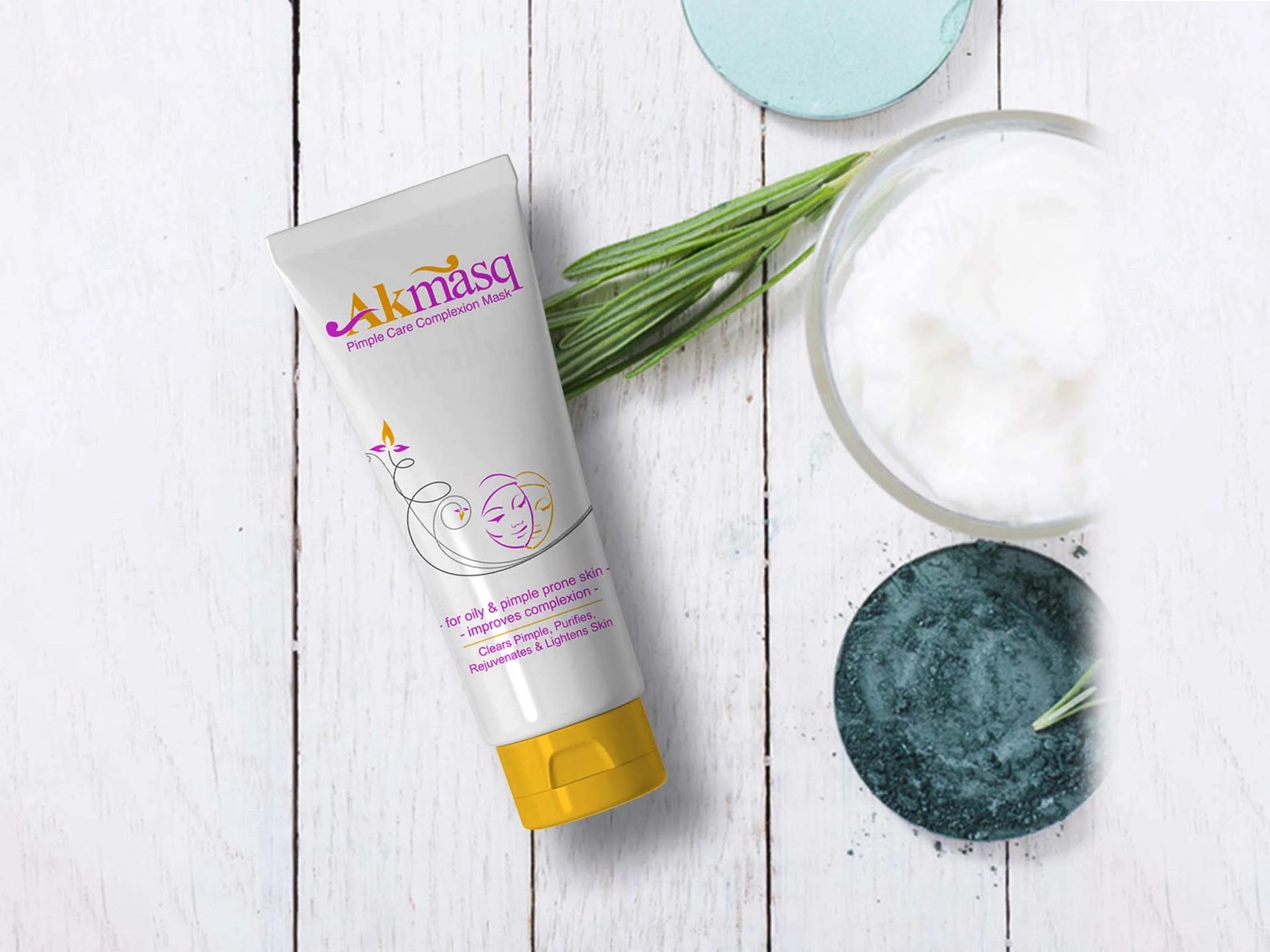Akmasq Pimple Care Complexion Mask Pack Of 2