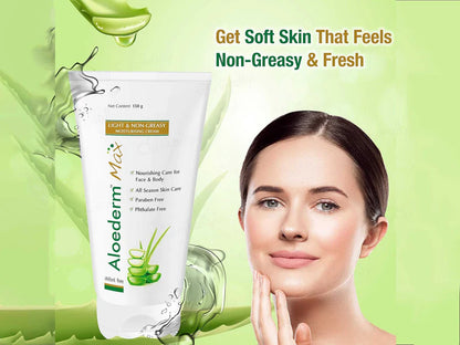 Dabur Aloederm Max Moisturising Cream 150g (Pack Of 2)