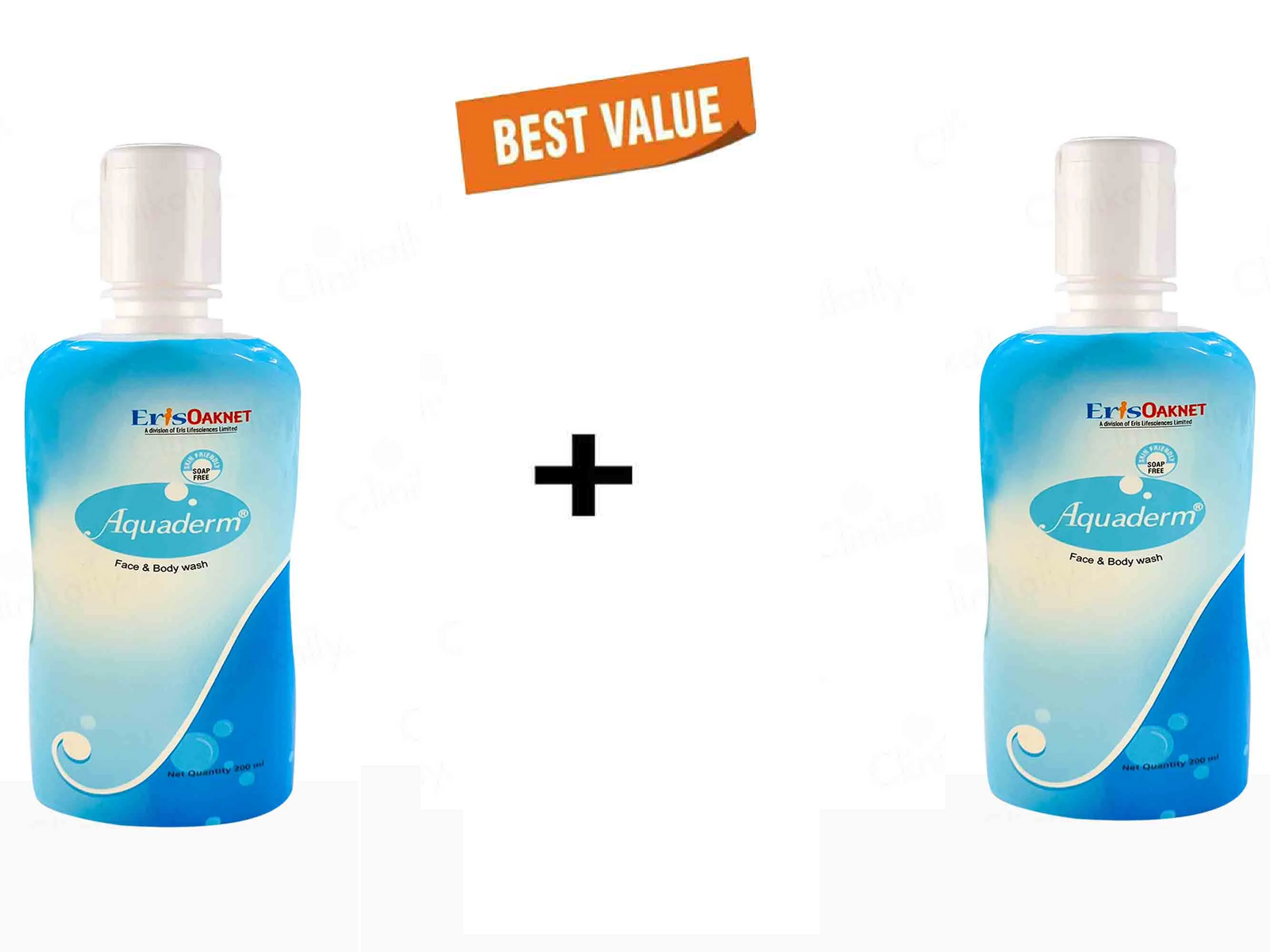 Aquaderm Face & Body Wash 2 x 100 ml