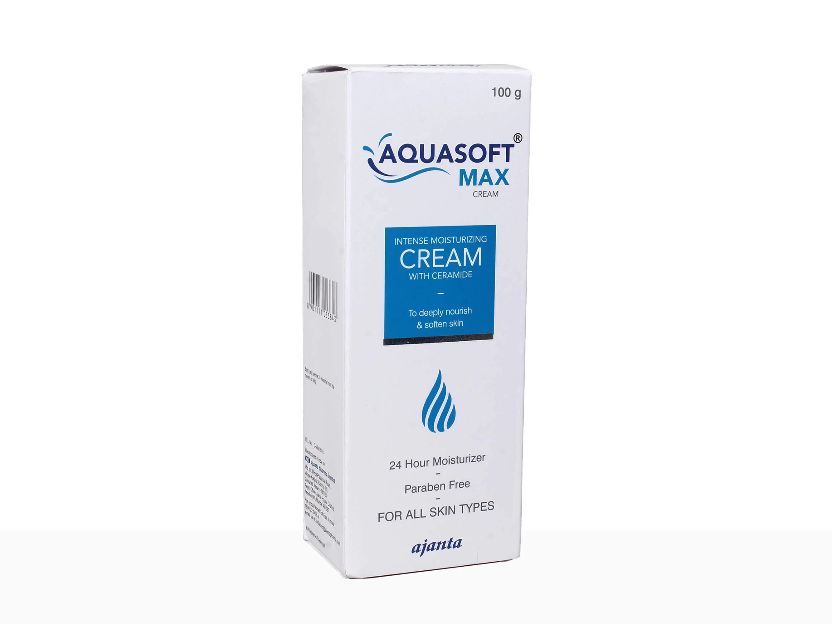 Aquasoft Max Intense Moisturizing Cream 100Gm Pack 2