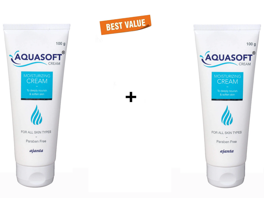 Aquasoft Moisturizing Cream 100Gm Pack 2 2 x 100 gm