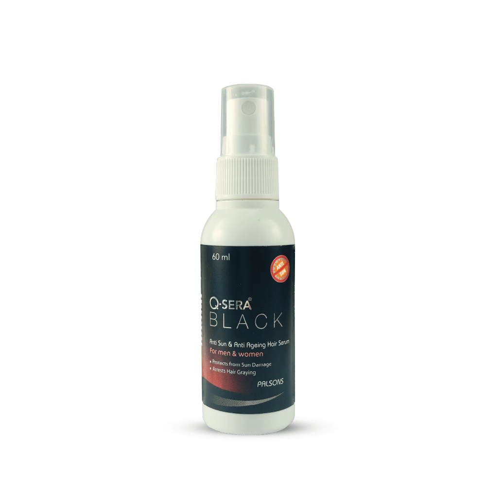 Q-Sera Black Serum Anti Sun & Anti Ageing Hair Serum 60Ml