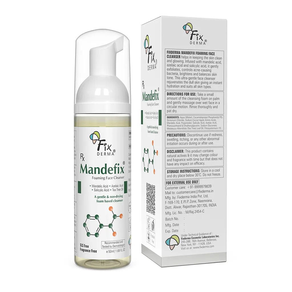 Fixderma Mandefix Foaming Face Cleanser 50Ml