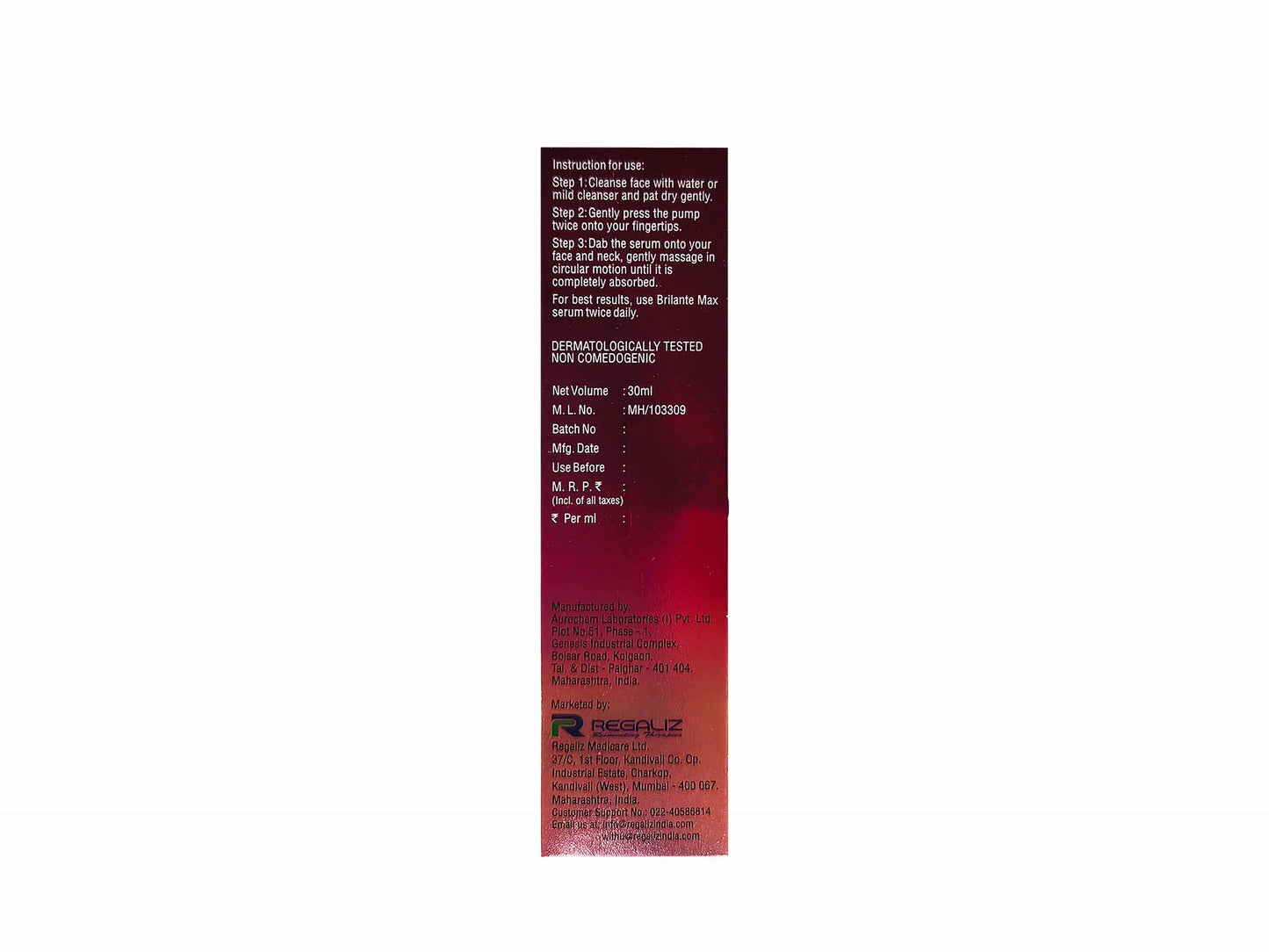 Brilante Max Skin Brightening Serum 30ml