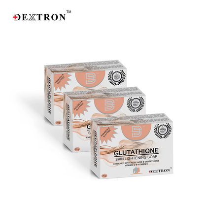 Glutathione Skin Whitening Soap 75Gm Pack Of 3