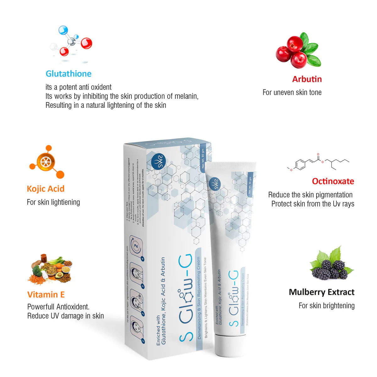 S Glow-G Cream 30Gm