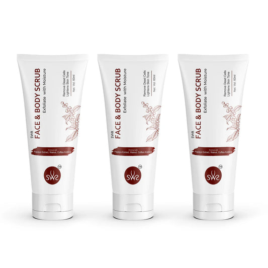 Face and Body Scrub 60Ml Pack Of 3