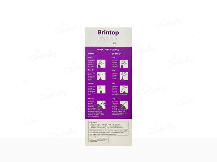 Brinton Brintop Diva 2% Topical Solution 120ml