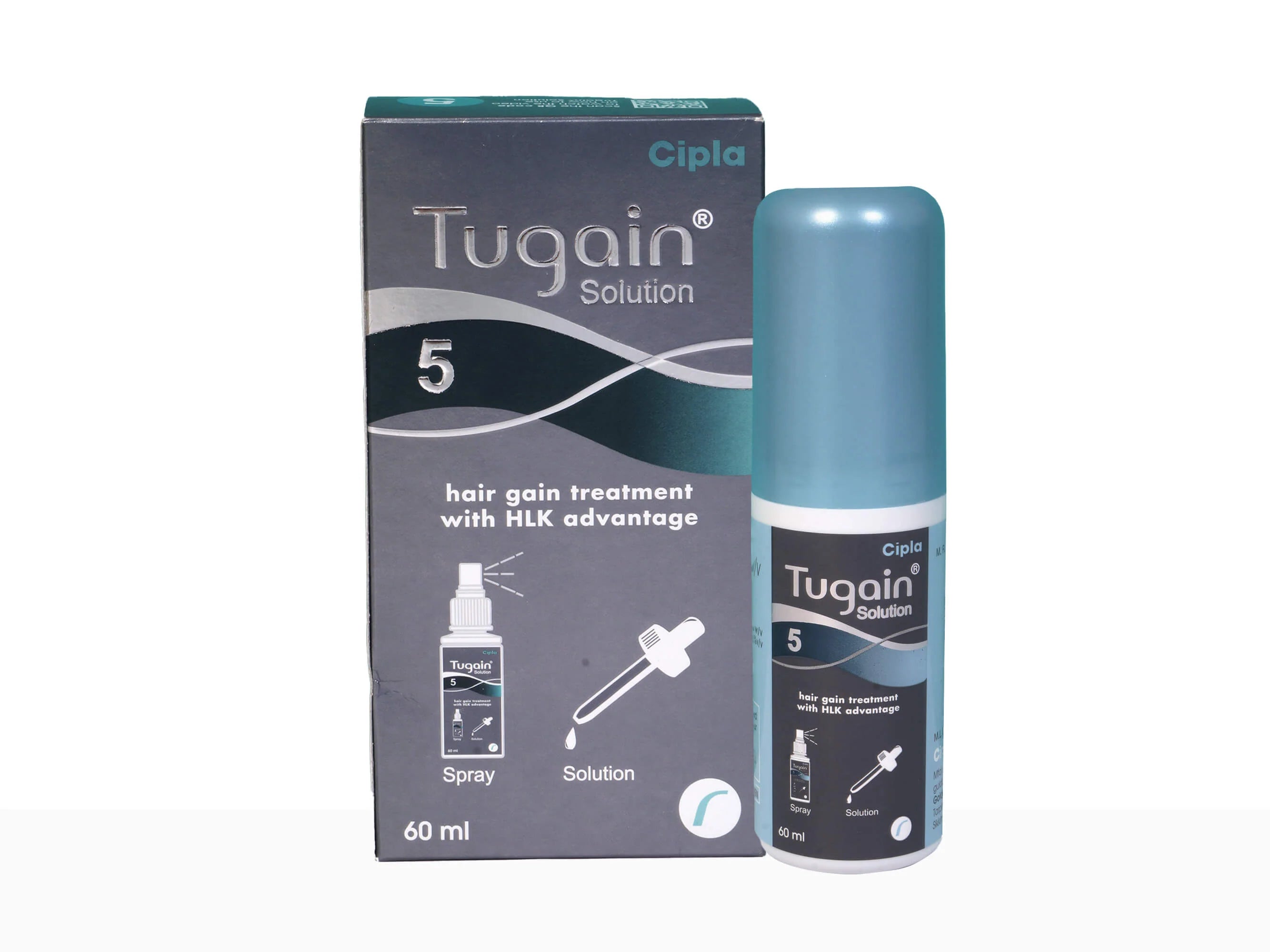Tugain 5% Hair Solution, 60ml
