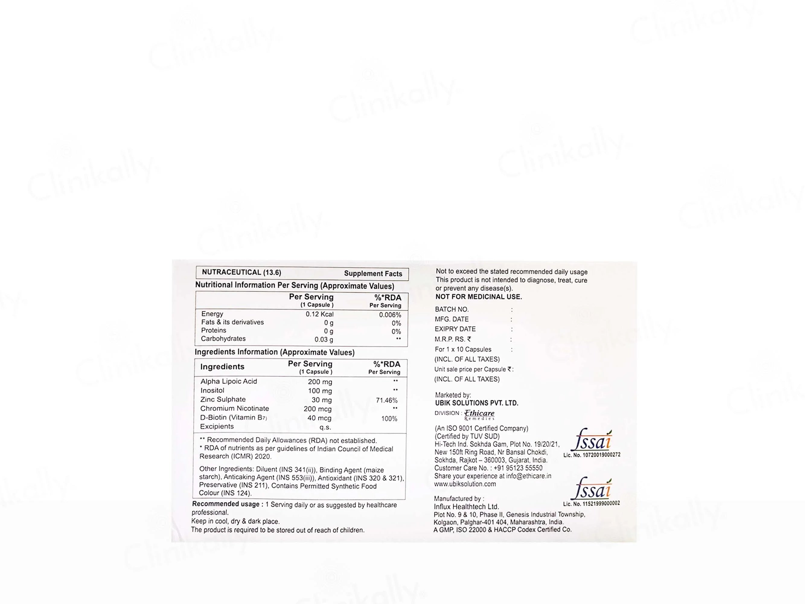 Cuticans Capsule (3 x 10 Capsules)