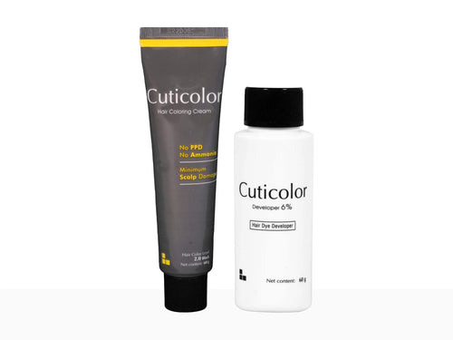 Cuticolor Hair Coloring Cream Black 2.0 (120Gm)