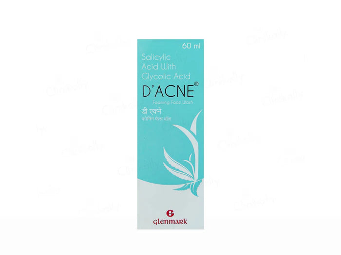 Glenmark D'Acne Foaming Face Wash 60ML