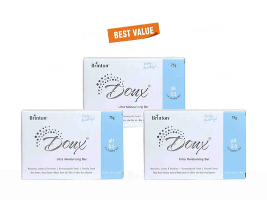 Brinton Doux Ultra Moisturizing Bar 75Gm (Pack Of 3)