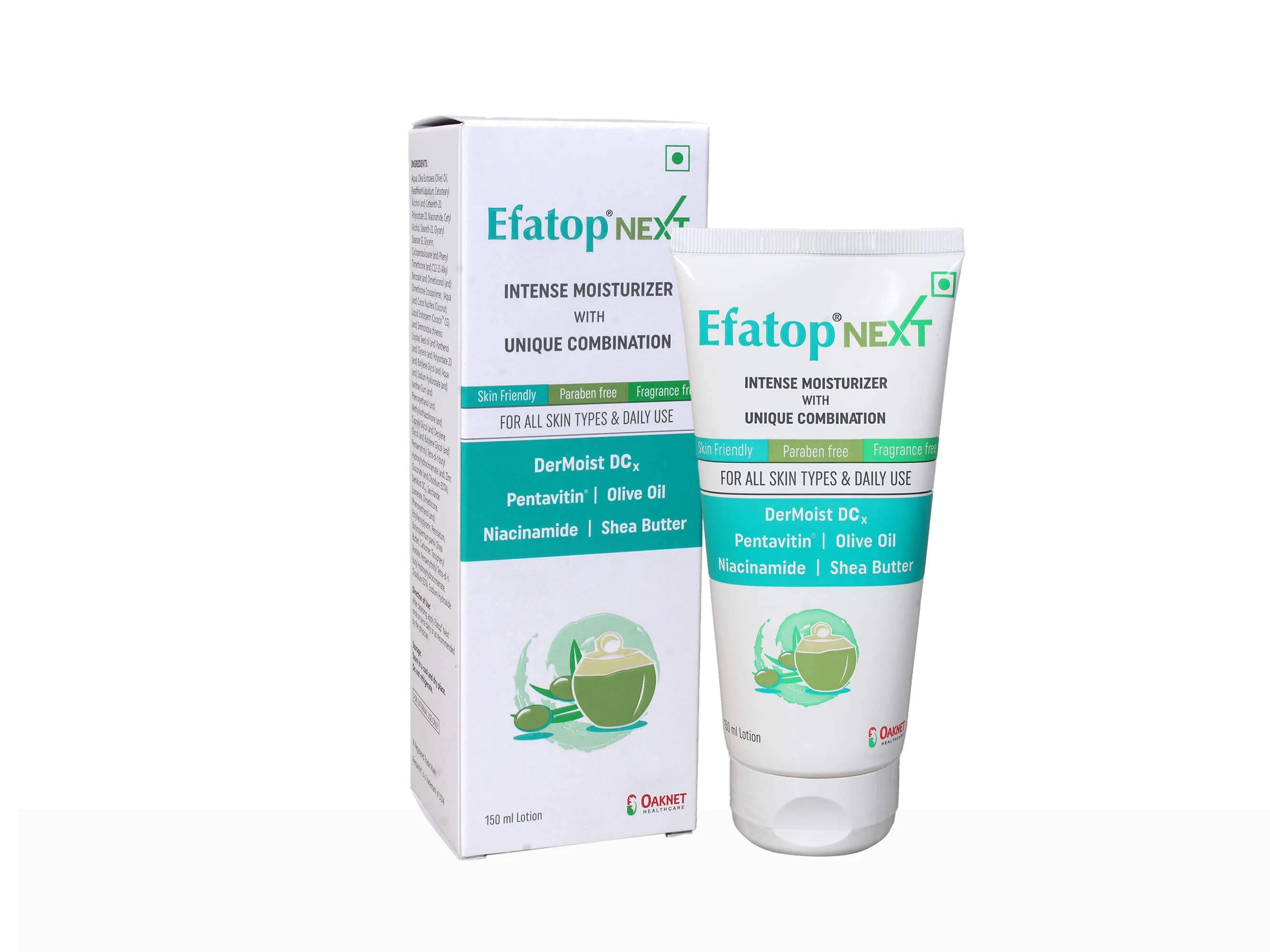 Efatop Next Intense Moisturizer Lotion, 150Ml