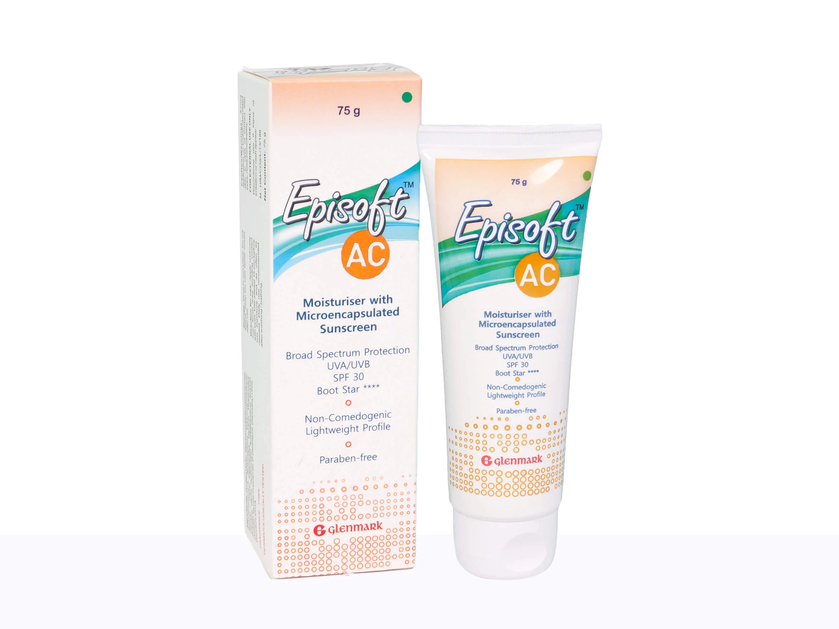 Glennark Episoft AC Moisturiser with Sunscreen SPF 30