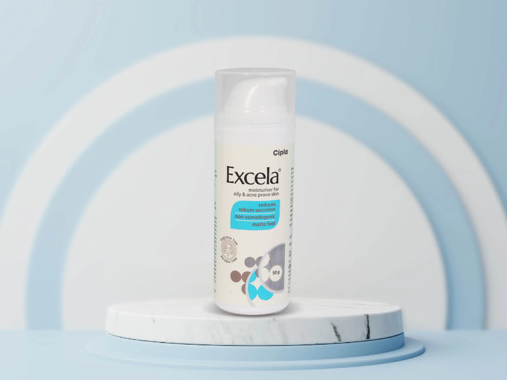 Excela Moisturiser for Oily & Acne Prone Skin 50Gm Pack Of 2