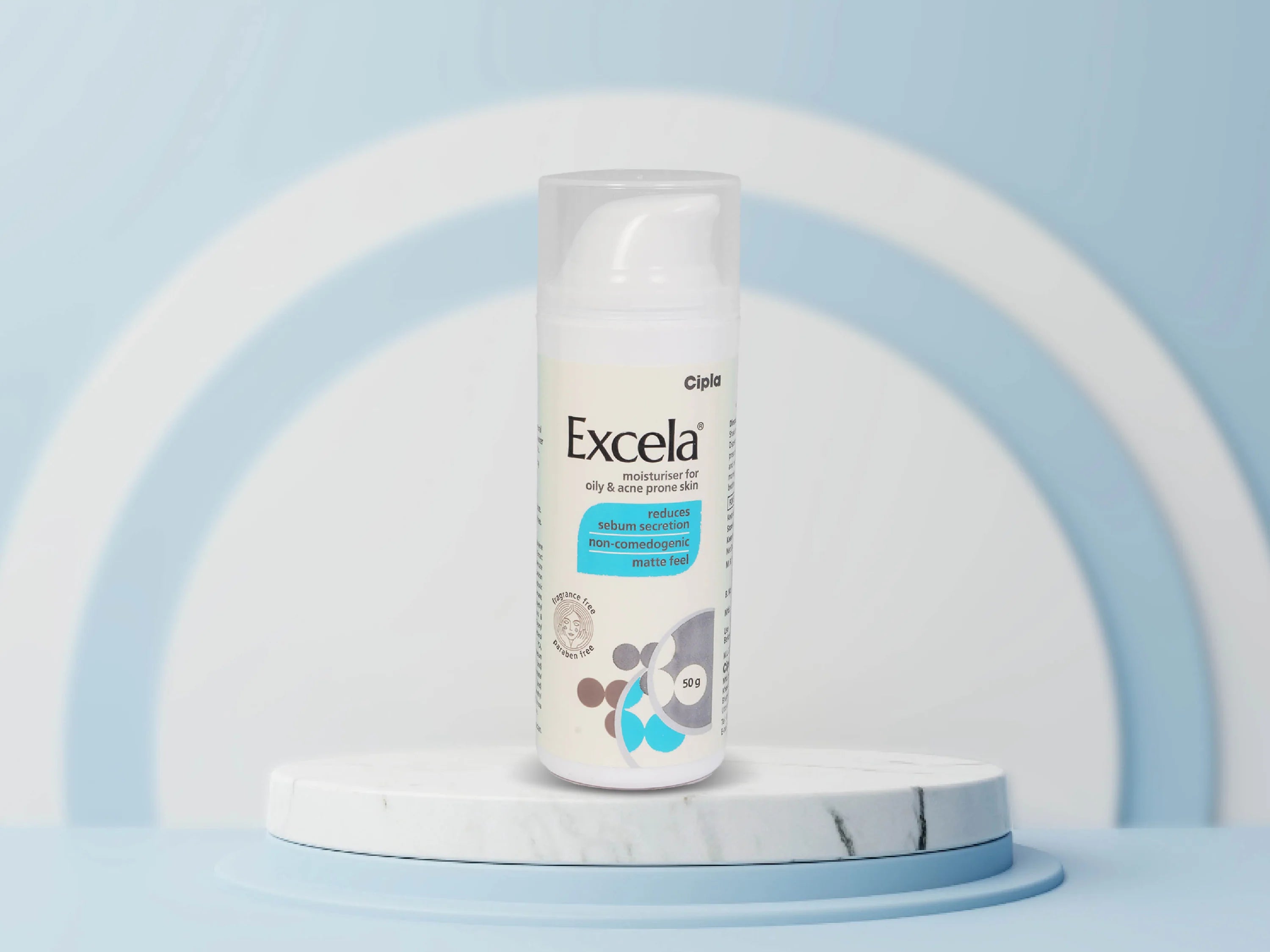 Excela Moisturiser for Oily & Acne Prone Skin 50Gm Pack Of 2
