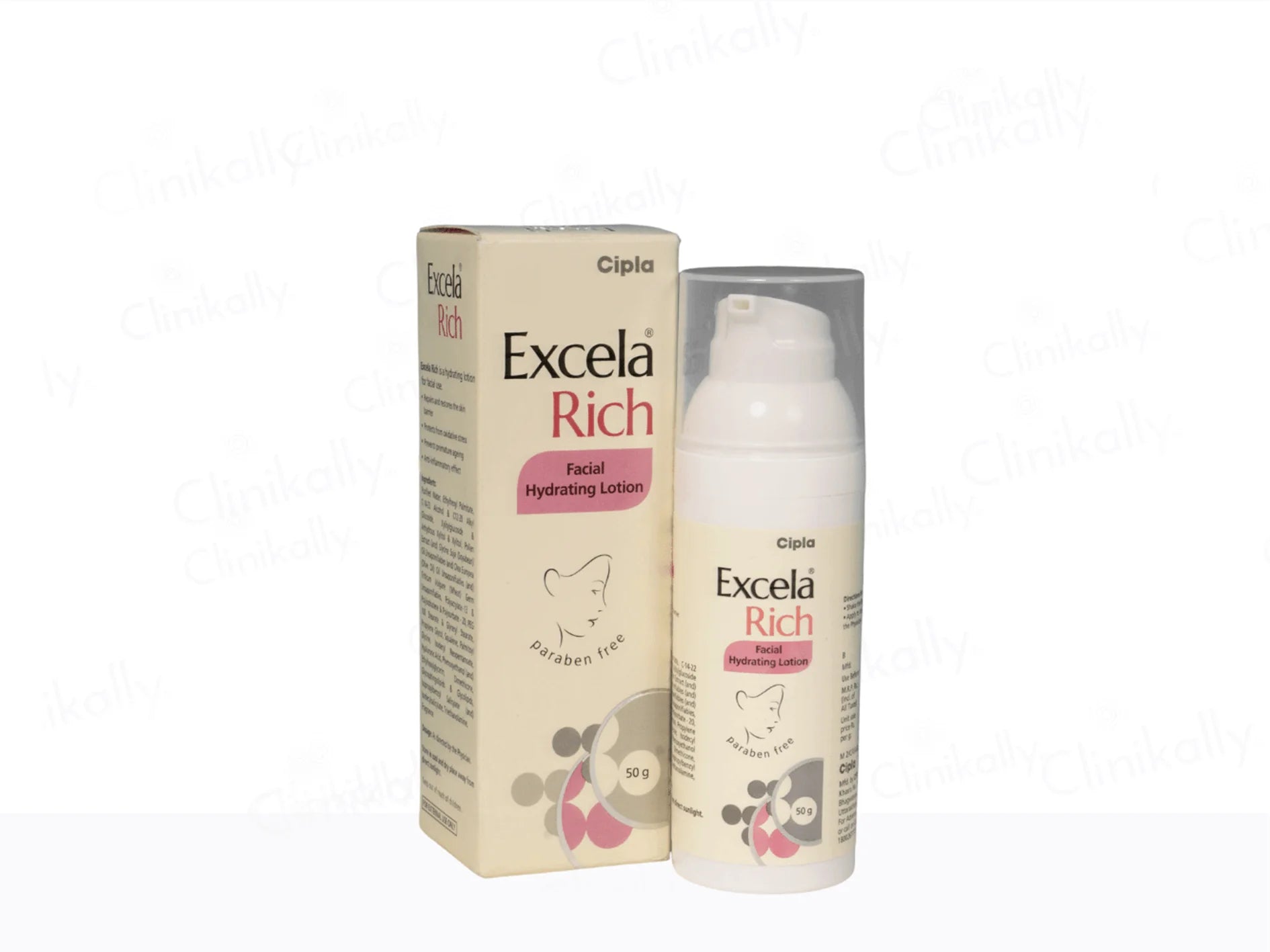 Excela Rich Facial Hydrating Lotion 50Gm