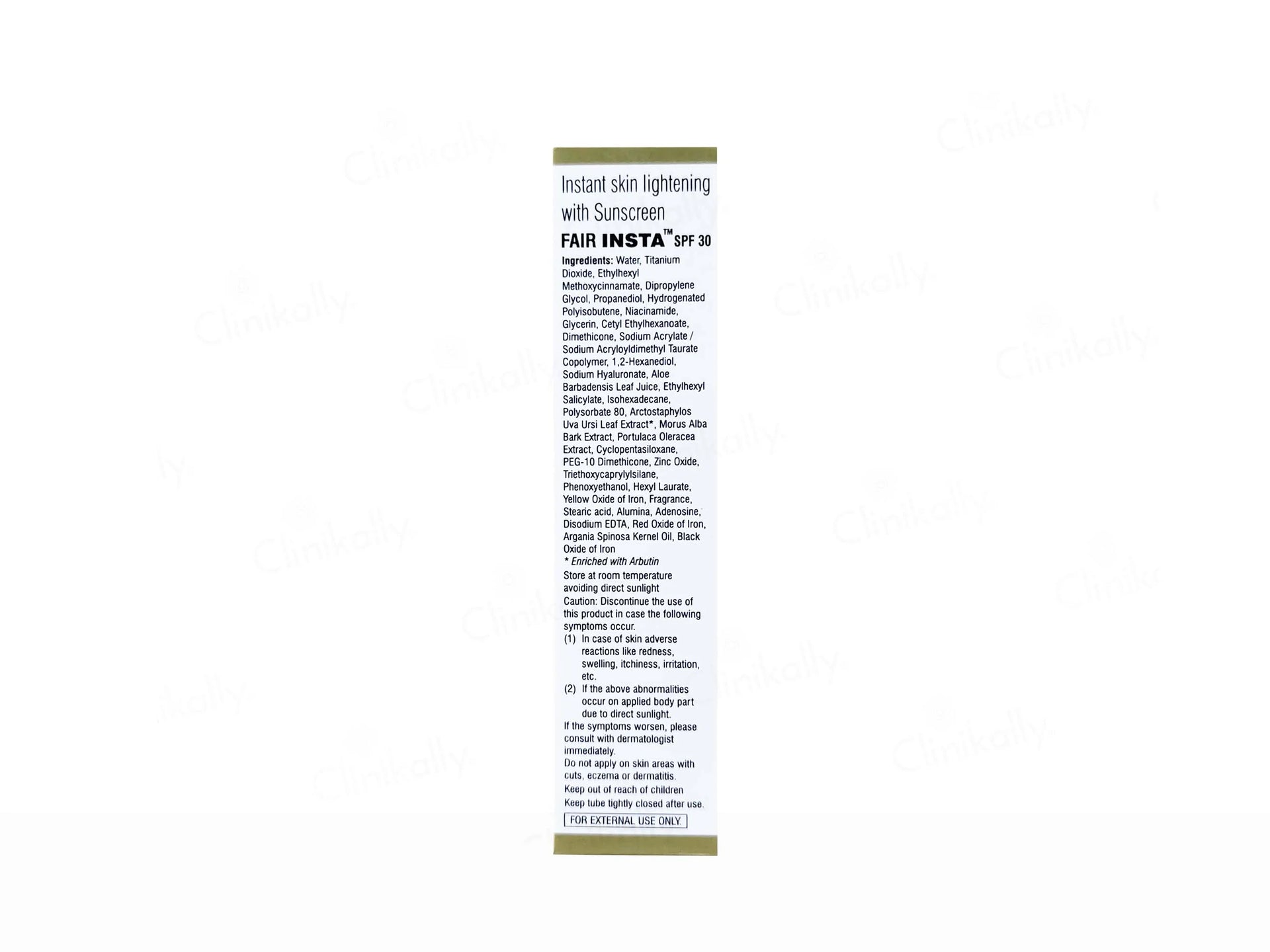 Fair Insta Instant Skin Lightening Cream With Sunscreen SPF 30 (Pack Of 2) 20Gm