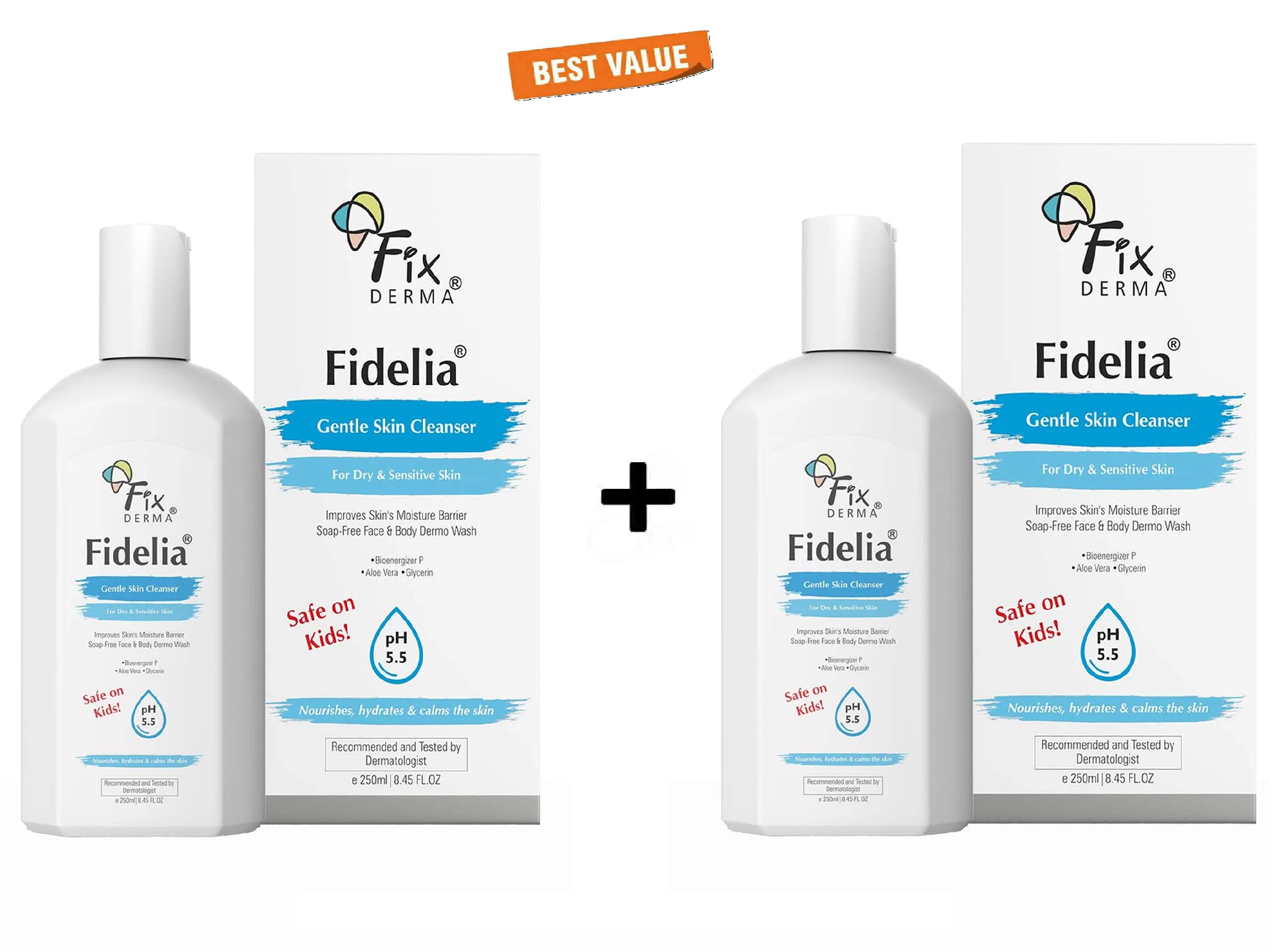 Fixderma Fidelia Gentle Skin Cleanser 250Ml