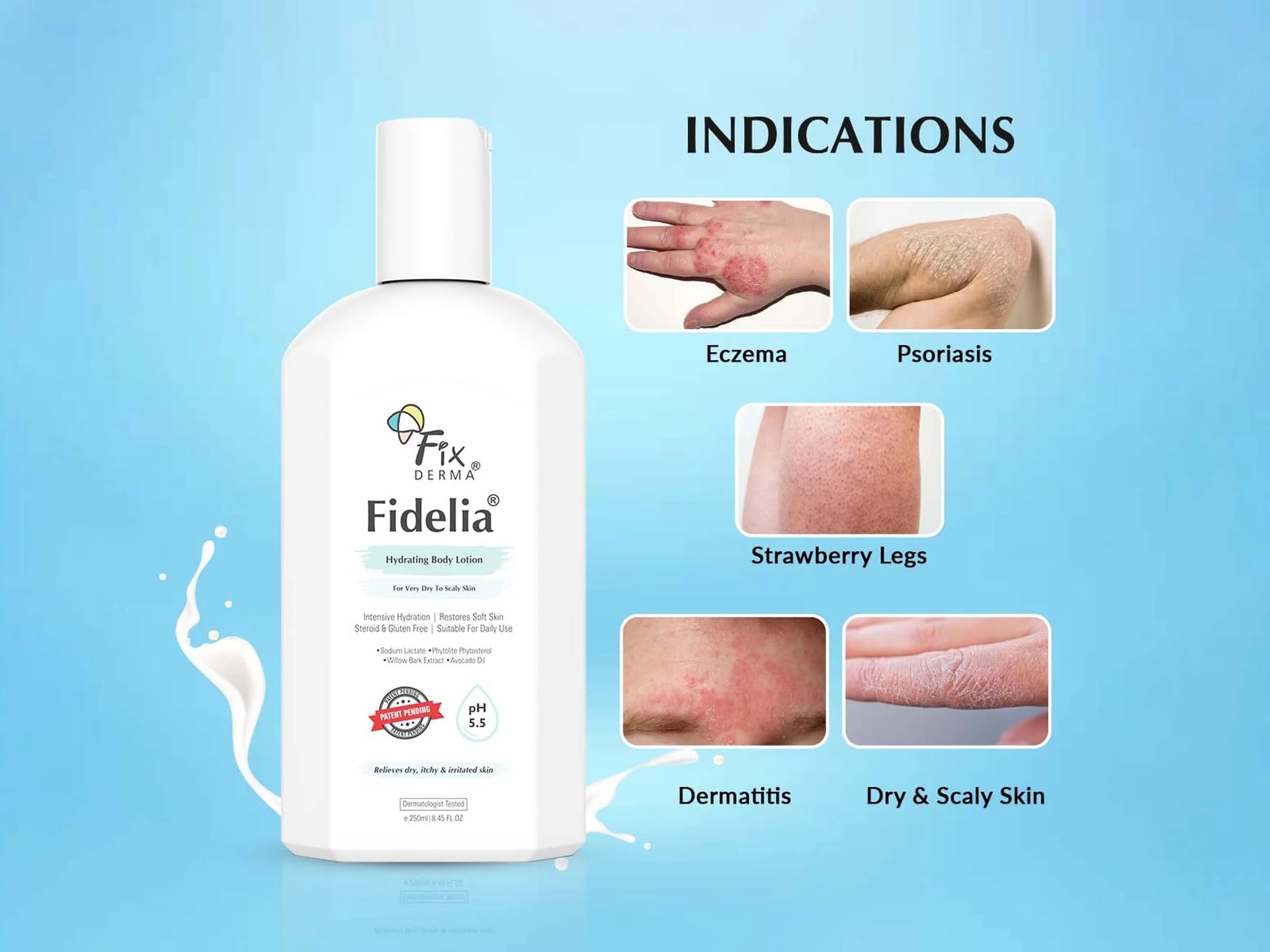 Fixderma Fidelia Hydrating Body Lotion 250Ml
