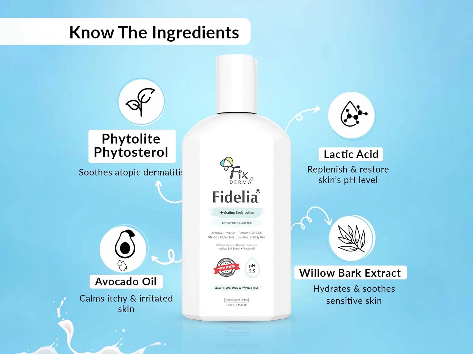 Fixderma Fidelia Hydrating Body Lotion 250Ml