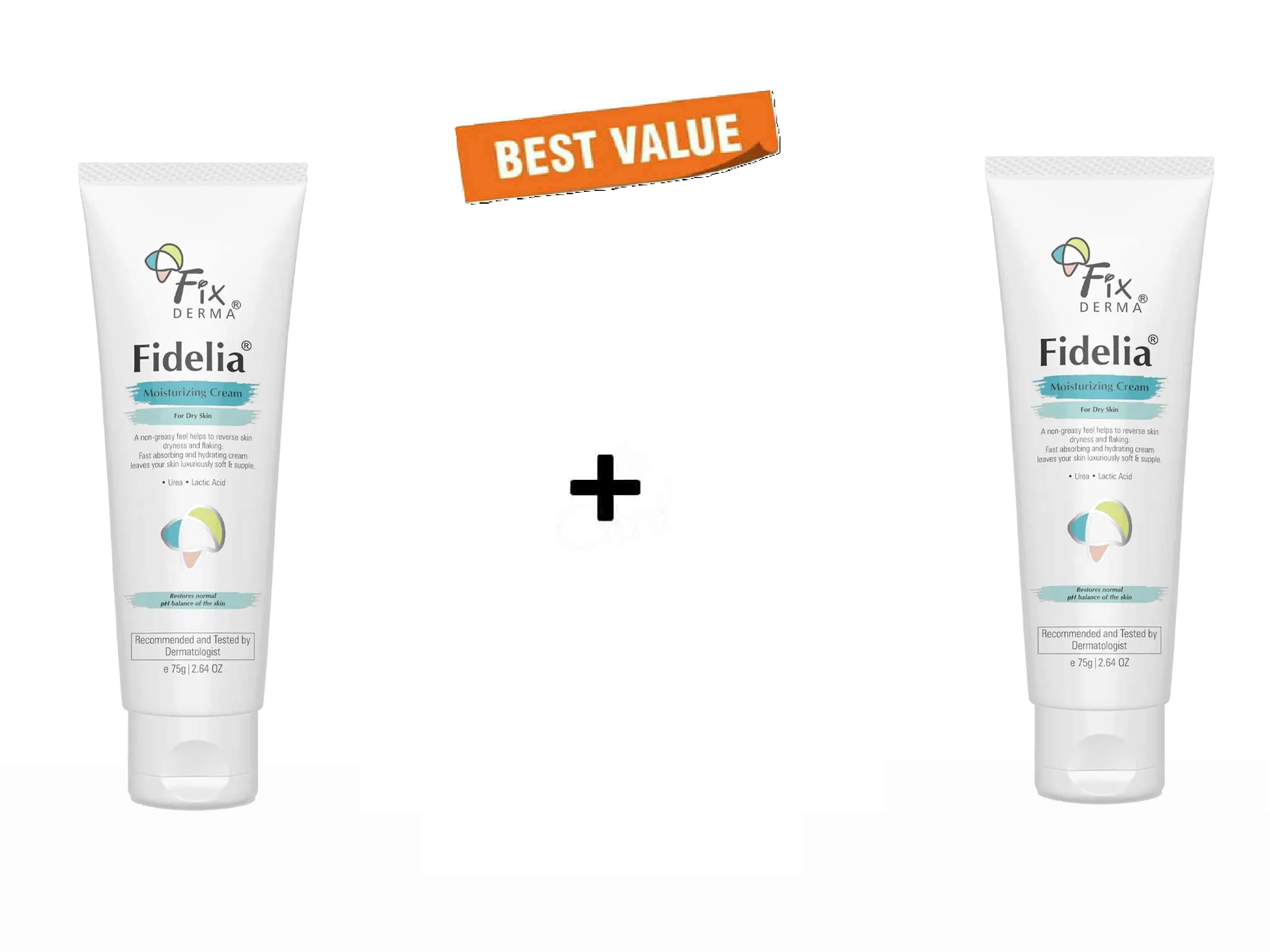 Fixderma Fidelia Moisturizing Cream 75Gm Pack Of 2