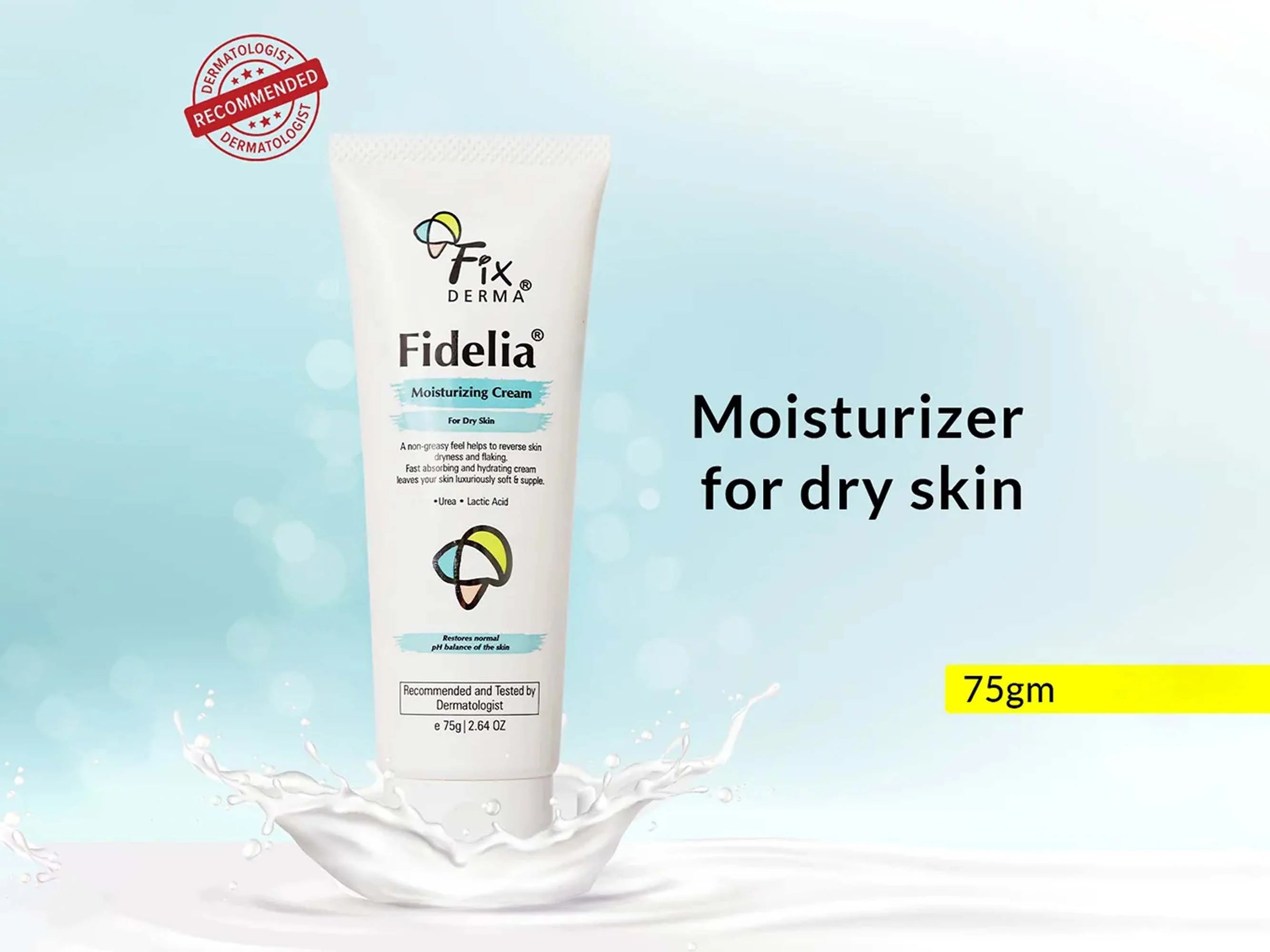 Fixderma Fidelia Moisturizing Cream 75Gm Pack Of 2